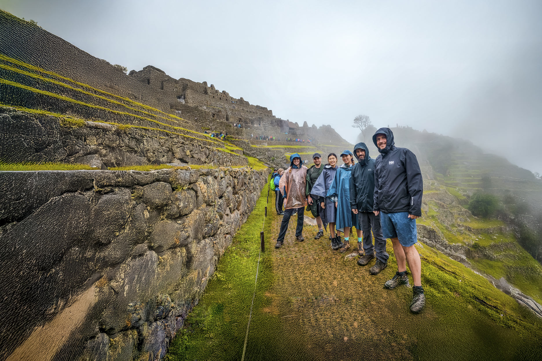 Paisagem de Cusco e Machu Picchu no Peru
